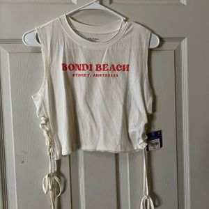 Bondi Beach Tied Crop Top